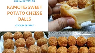 KAMOTE CHEESE BALLSSWEET POTATO CHEESE BALLS [upl. by Eniger]