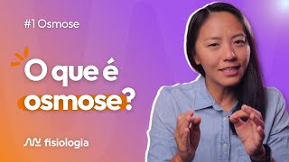 1 OSMOSE O QUE É OSMOSE  MK Fisiologia [upl. by Margaretha445]