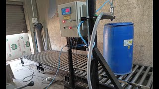 Automatic Drum Barrel IBC Filling Machine [upl. by Euk826]