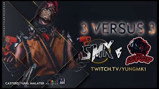 🔴SMK VS BLACK WOLF 3 VS 3 LIVE🔴 [upl. by Atirabrab438]