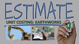 Unit Cost Analysis for Earthworks Excavation amp Backfilling [upl. by Jago]