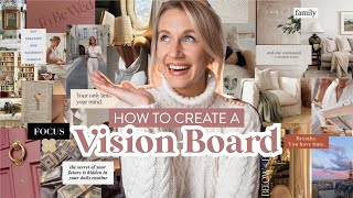 How to Create a Vision Board  Pinterest amp Canva [upl. by Yreneh]