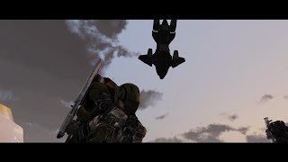 The Glassing of Madrigal  Arma 3  Halo Cinematic [upl. by Irahcaz609]