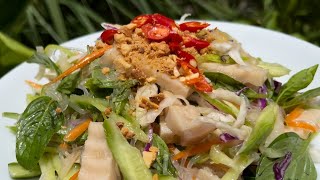 វិធីធ្វើញាំមីសួ Cooking Glass Noodles Salad 🥗 Delicious and Healthy Food ❤️ cooking asmr shorts [upl. by Karrie315]