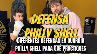 Diferentes DEFENSAS en guardia PHILLY SHELL TUTORIAL LA VERNEDA BOXEO🥊 [upl. by Baal]