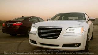 Mafioso Olimpico 2011 Chrysler 300C vs 2011 Hyundai Genesis [upl. by Nyladgam510]