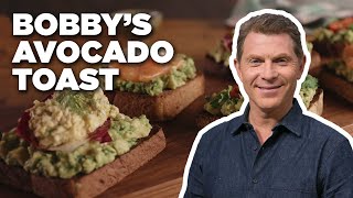 Avocado Toast 3 WAYS with Bobby Flay  Brunch  Bobby’s  Food Network [upl. by Ennairb910]