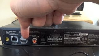 How to Setup a Sony BlueRay DiscDVD Player [upl. by Ydiarf]