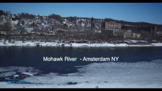 Drone Video  Fownes Building Along the Mohawk  Amsterdam NY [upl. by Lauhsoj422]