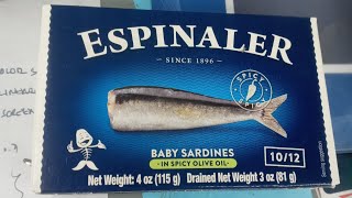 Espinalier sardines review Since 1896 [upl. by Tolland]