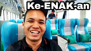 Naik Kereta Api Eksekutif Cuma Bayar 1000  Pertama Di Indonesia KA Pangandaran Banjar  Bandung [upl. by Pembroke]