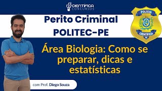 Polícia Científica de Pernambuco  Perito Biologia  Dicas estatísticas e como se preparar [upl. by Aivekal]