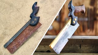 Antique Hand Saw Restoration [upl. by Liag]