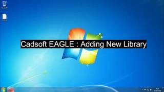 Add New Library to EAGLE CAD 700  ihrProjects [upl. by Aekerly]