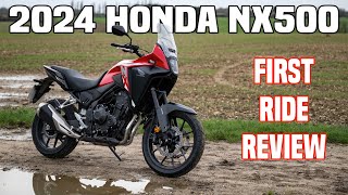 2024 Honda NX500 First Ride Review  The CB500X gets a makeover [upl. by Pietrek]