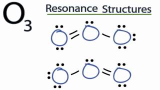 O3 Resonance Structures Ozone [upl. by Llebanna]