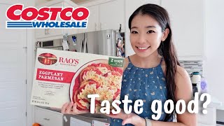 RAOS eggplant Parmesan review Costco frozen food taste testnew at costco deals [upl. by Hazard]