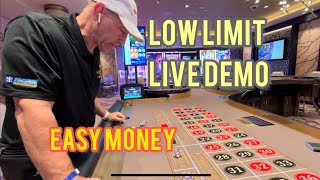 Low Budget Roulette LIVE Demo  Win Hundreds Easily [upl. by Glynis]