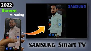 Screen Mirroring In Samsung Smart TV  Connect Mobile In Samsung 43 Inch TV  2022 [upl. by Adnorat]