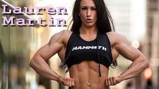 Lauren Martin Stow gorgeous Canadian muscle woman [upl. by Willem687]