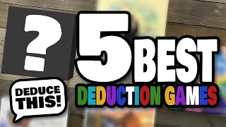 5 Best Deduction Board Games  Can You Figure It Out [upl. by Ybrek551]