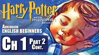 🧙‍♂️⚡quotHARRY POTTER  Chapter 1 BOOK 1 🎧Audiobook🎧 in English for Beginners📚✨ [upl. by Wilmar]