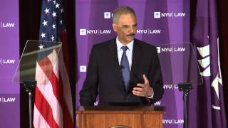 US Attorney General Eric Holder on Corporate Crime and Compliance [upl. by Adok]