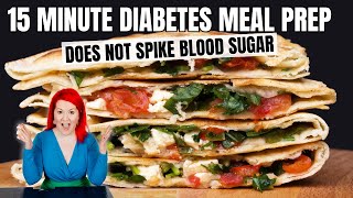 QUICK Low Carb Diabetic Meal Prep in Under 15 Minutes EASY Diabetes amp Prediabetes Lunch Recipe [upl. by Asylla]