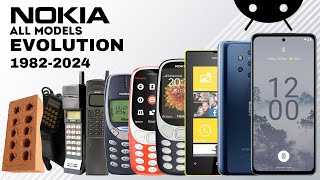 Evolution Nokia All Models From 1982 to 2024  History of Nokia [upl. by Christianna]