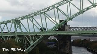 Runcorn Silver Jubilee Bridge amp River Mersey [upl. by Brooke]