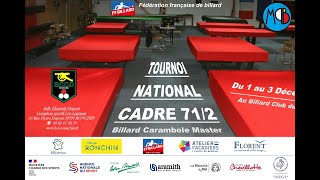 Tournoi Masters cadre 712  Billard 4  tournoi principal multi caméras [upl. by Mcwilliams356]