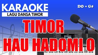 Karaoke  Timor Hau Hadomi O  Dansa Timor [upl. by Anyahc]