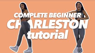 Charleston Tutorial  Shuffle Basics PART 3 [upl. by Sllew]