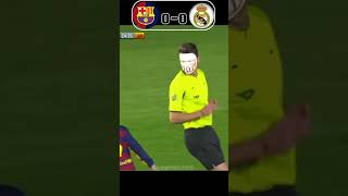 Real Madrid Vs Barcelona  crazy match football shorts highlights barcelona realmadrid [upl. by Yarled568]