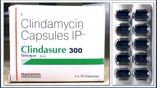 Clindasure 300 capsule  clindamycin for acne Clindamycin capsules 300 mg [upl. by Neros763]