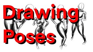 How to Draw Figure Drawing Dynamic Poses Art Tutorial Easy Anime Tutorial for Beginners [upl. by Kiker]