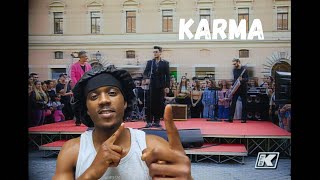 THE KOLORS  KARMA OFFICIAL VIDEO WITH FIORELLO REACTION [upl. by Rebma198]