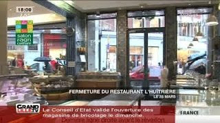 Fermeture du restaurant lHuîtrière [upl. by Aihsekat251]