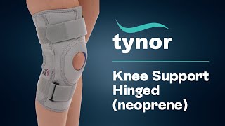 Tynor Knee Support Hinged neoprene  Perfect rehab and injury support [upl. by Mike73]