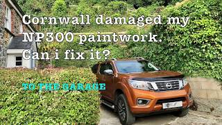 Navara Np300 clear coat scratch removal [upl. by Tarra17]