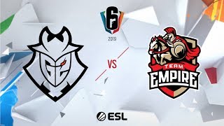 Six Invitational 2019 – Grand Finals  Day Six  G2 Esports vs Team Empire [upl. by Grati649]