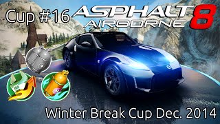 Asphalt 8  Winter Break Cup Dec 2014  Rank D 1150 54  0109173 [upl. by Sheilah265]