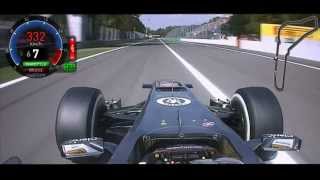 F1 2013 Monza Nico Hülkenberg Onboard FOM HD [upl. by Leerzej]