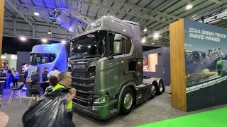 New Scania V8 770 S HVO 2024 Walkaround  Road Transport Expo NAEC Stoneleigh UK 2024 [upl. by Nylesoj14]