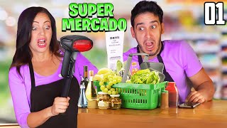 NOS ABRIMOS UN SUPERMERCADO  SUPERMARKET SIMULATOR 1 [upl. by Gladi]