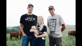 Greener Pastures Farm Feature Grass Fed Cattle Co with Valerie amp Jared Luhman Goodhue MN [upl. by Dielle]