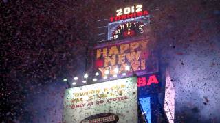 Countdown to 2012 New Years Eve Times Square New York [upl. by Lam]