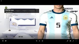 PES 2017 Argentina local v2 2019 kit all patches [upl. by Morel]