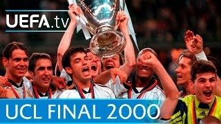 Real Madrid v Valencia  2000 UEFA Champions League final highlights [upl. by Gratianna]