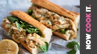 Pulled Chicken Sandwich Recipe  Now Cook It [upl. by Marteena281]